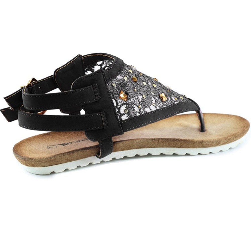 Urban lace and sequin thong sandals✨ - Picture 6 of 6